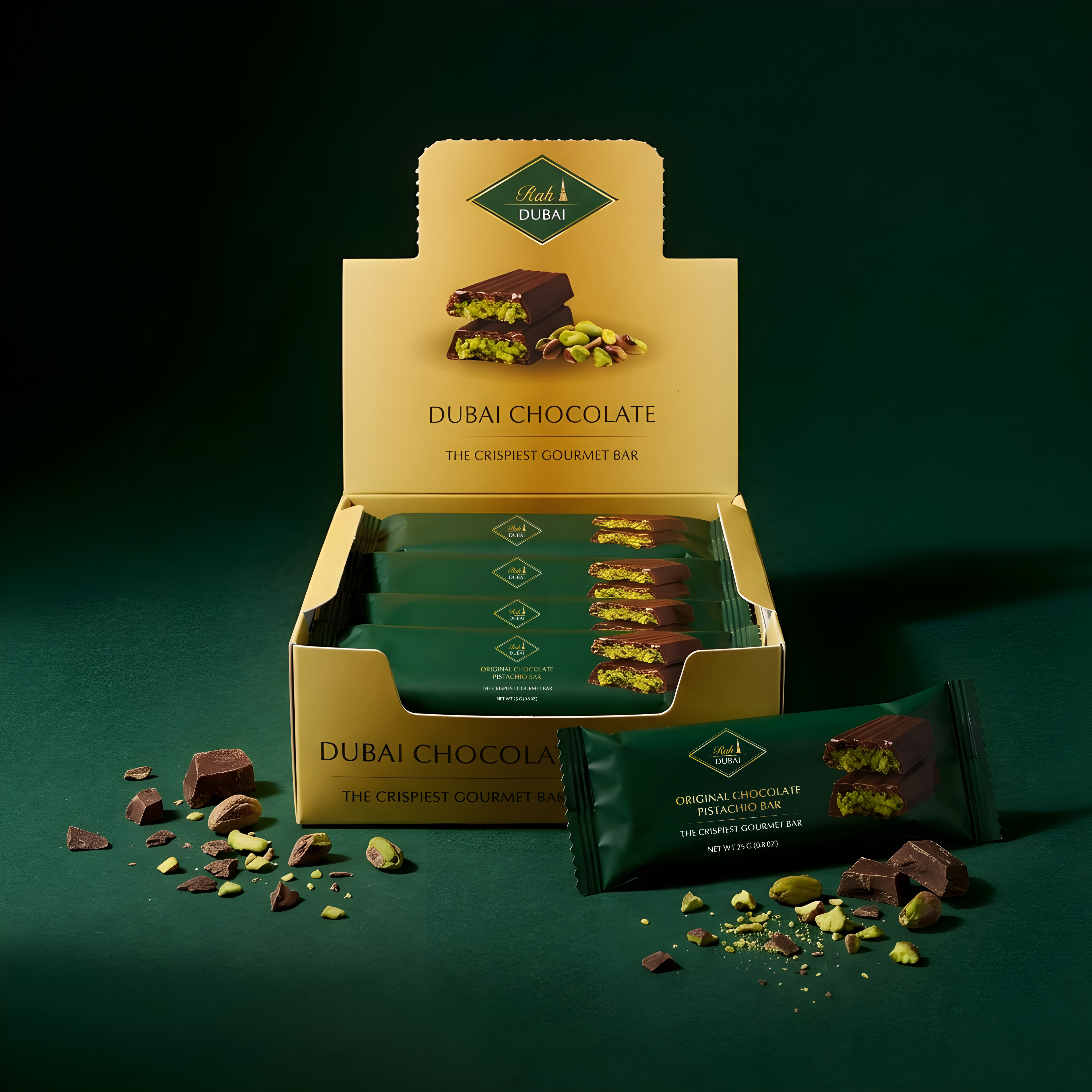 DUBAI CHOCOLATE | Pistachio & Khanef 0.8 oz