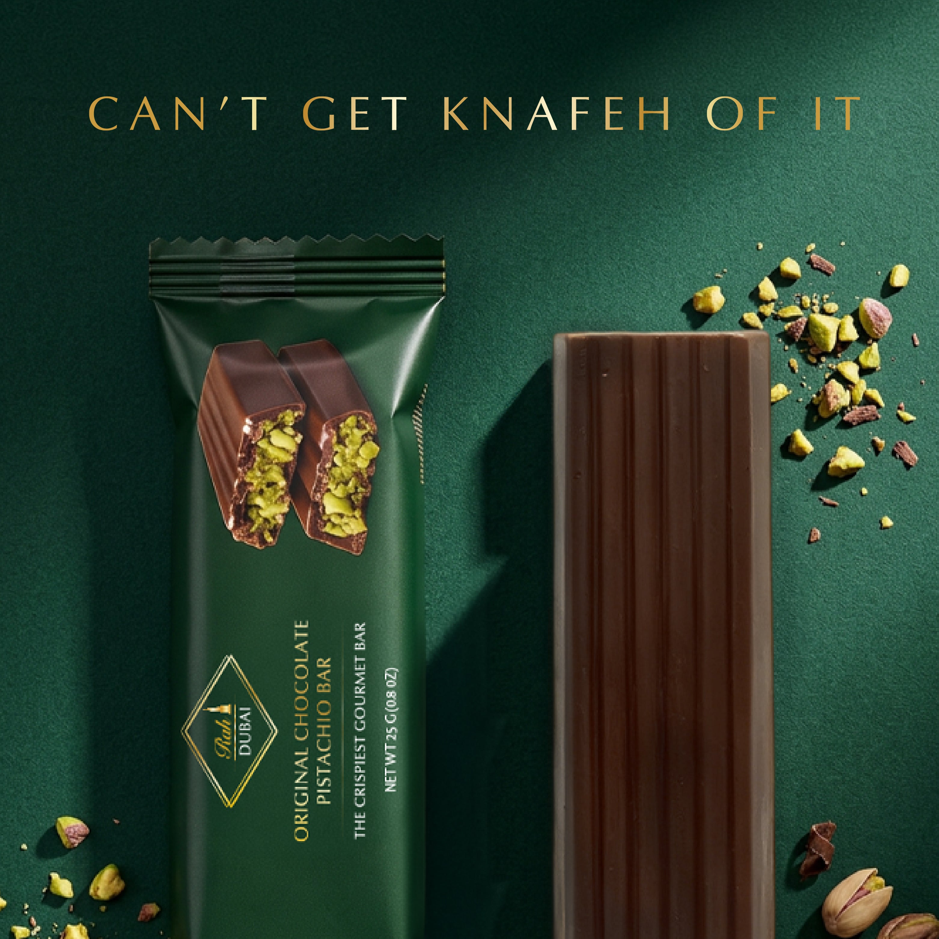 DUBAI CHOCOLATE | Pistachio & Khanef 0.8 oz