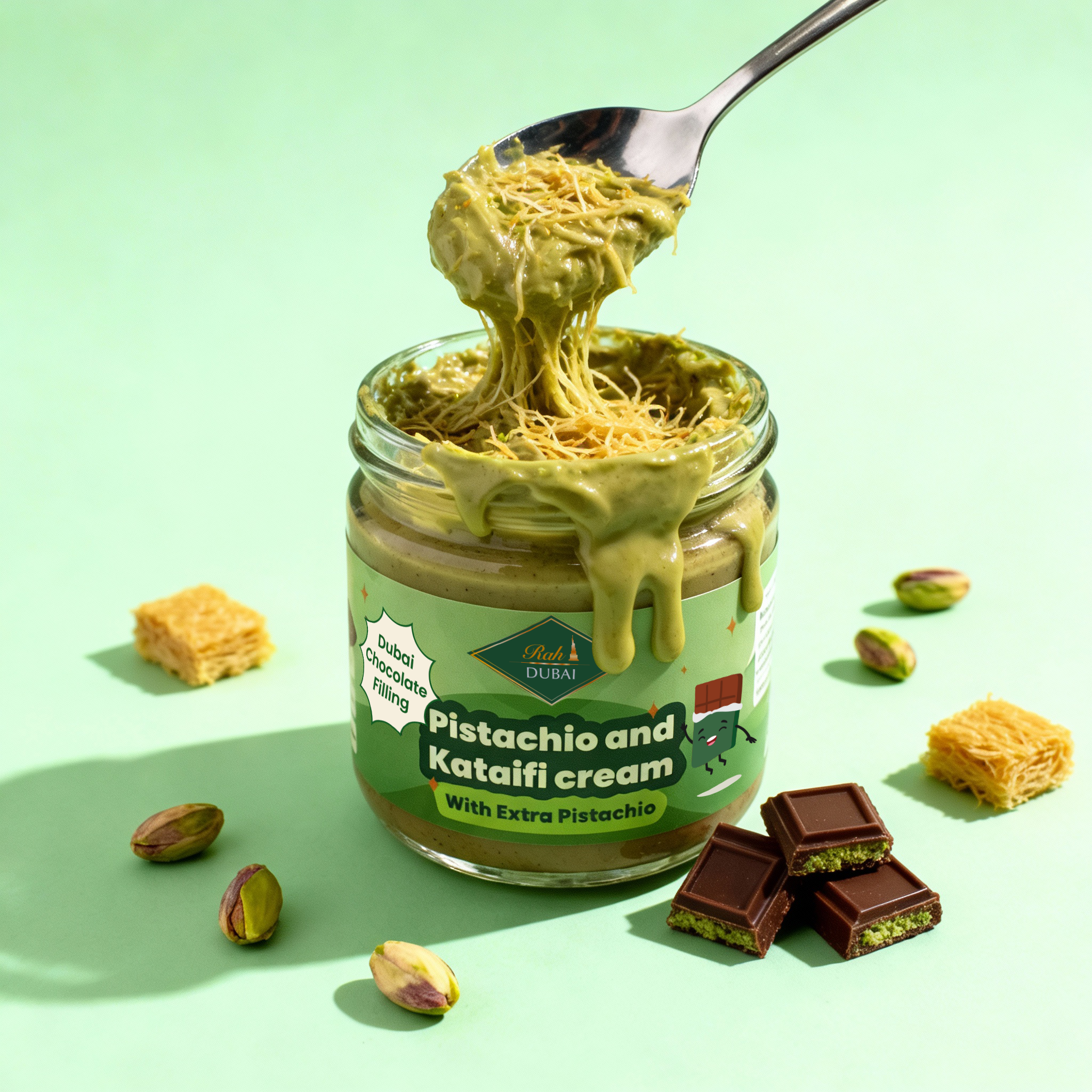 PISTACHIO & KATAIFI CHOCOLATE SPREAD